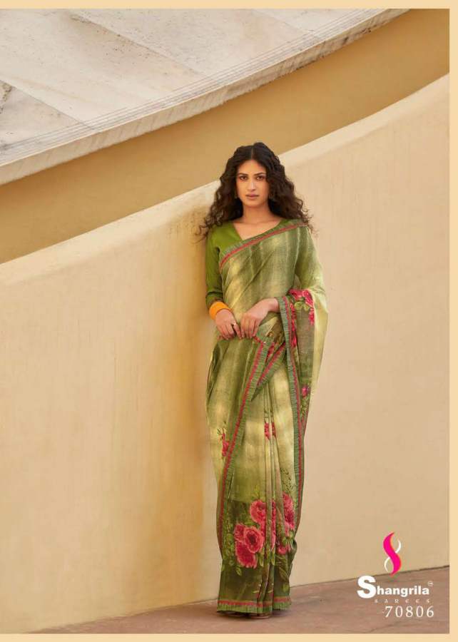 Shangrila Inox 16 Casual Daily Wear Printed Georgette Saree Collection